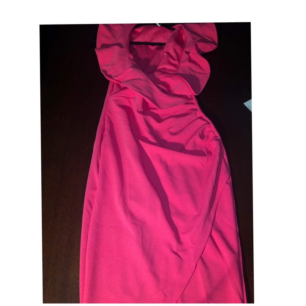 Pink Riddle Collar Dress - Picture 4 of 4